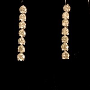 Dazzling Diamond Drop Earrings